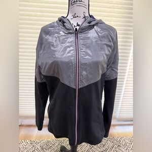 Nike  Black and Gray Hooded Jacket University of Washington